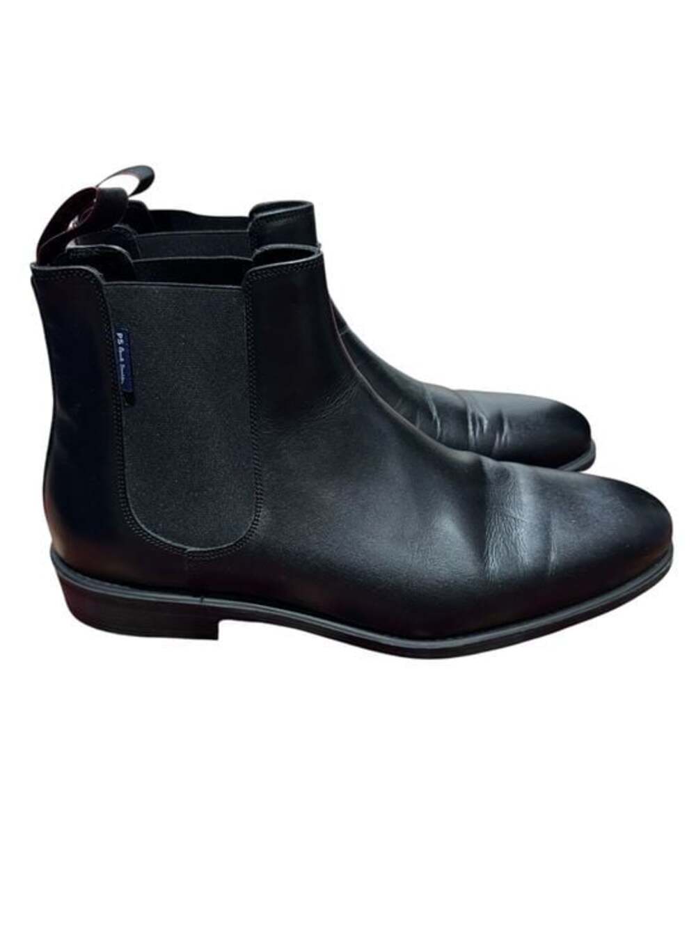 PS Paul Smith Black Leather Chelsea Boots Size UK Men's 8 / US 9